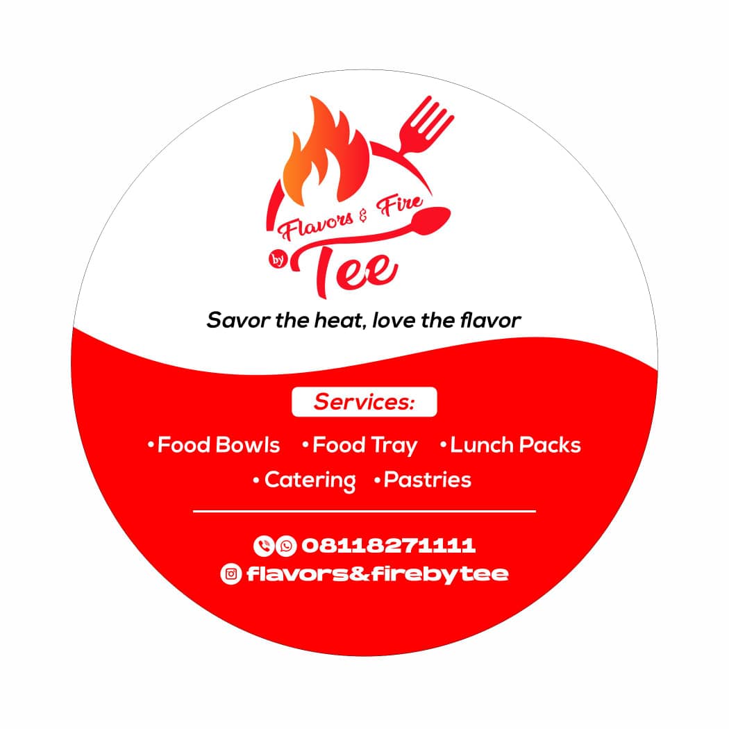 Flavors and Fire by Tee Logo